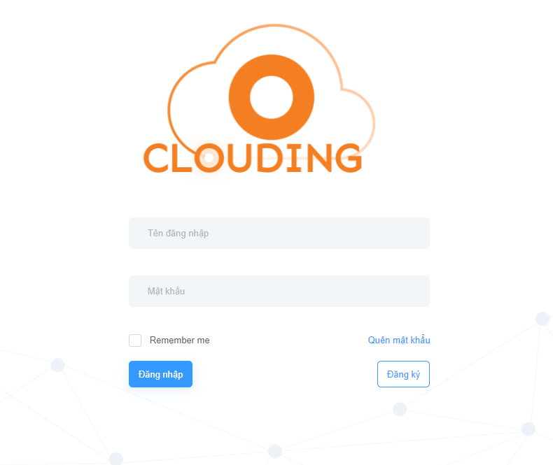 Nhập mật khẩu và tên đăng nhập để hoàn thiện bước nạp tiền vào tài khoản VPS Windows tại Clouding