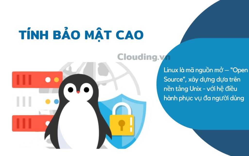 Ưu điểm của VPS Linux Việt Nam tính bảo mật cao