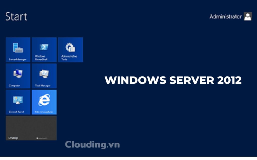 Windows Server 2012 là bản phân phối Cloud Operating System được Microsoft chú trọng