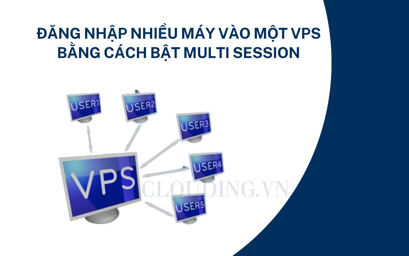 Đăng nhập nhiều máy vào một VPS bằng cách bật Multi Session