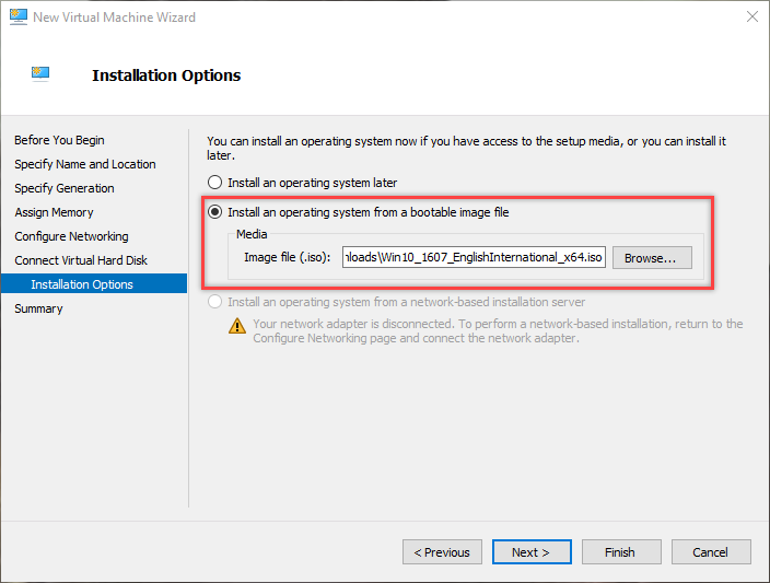 Cài đặt hệ điều hành mà bạn muốn tại Install an operating from a bootable file