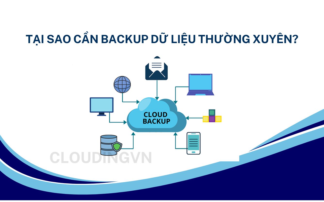 Tại sao cần backup dữ liệu thường xuyên?