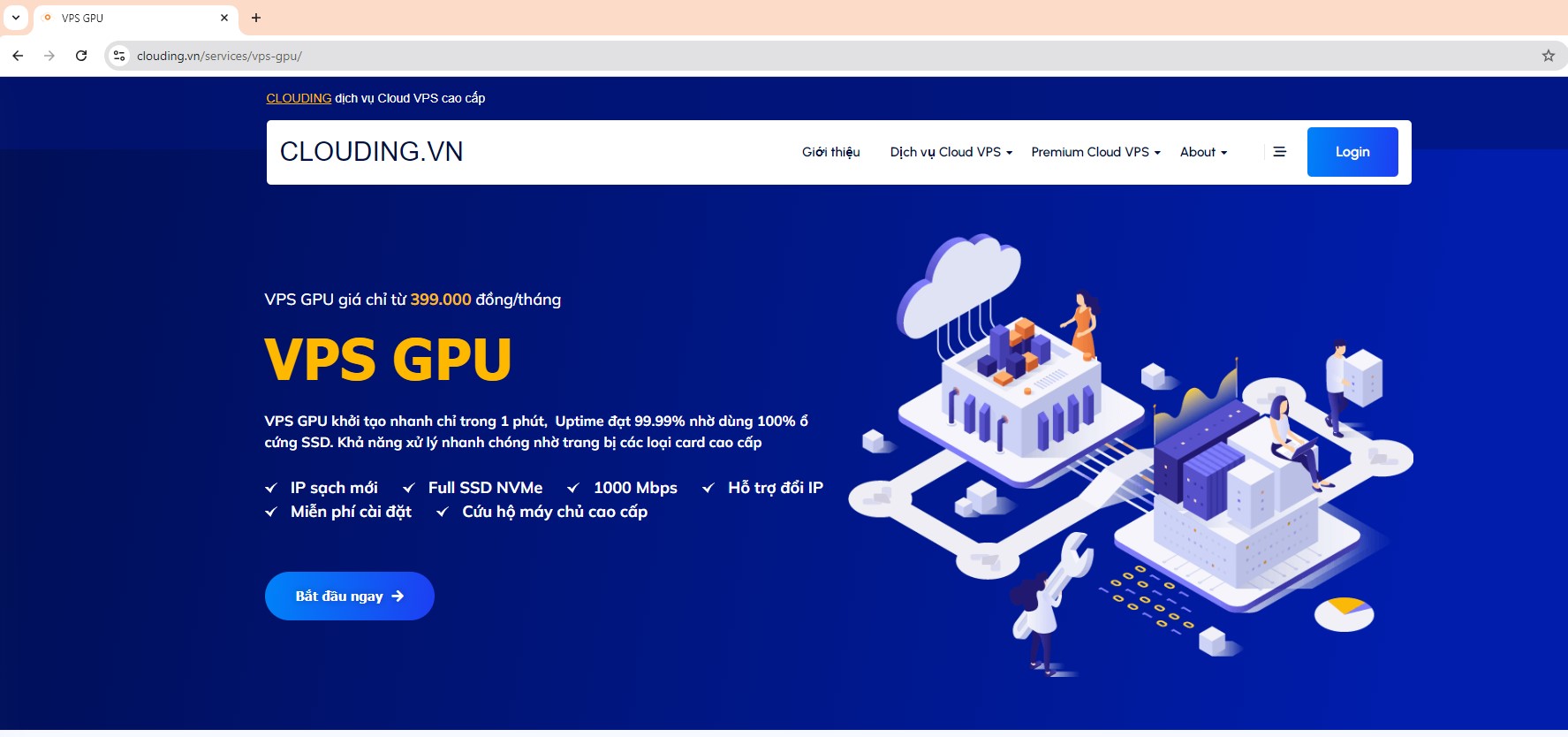 VPS GPU tại CLOUDING