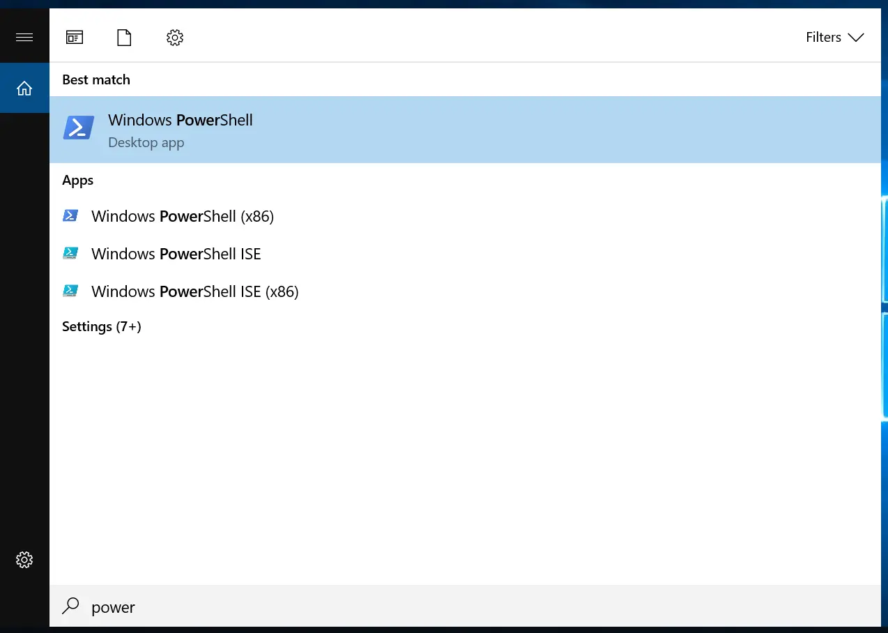 Tìm kiếm PowerShell