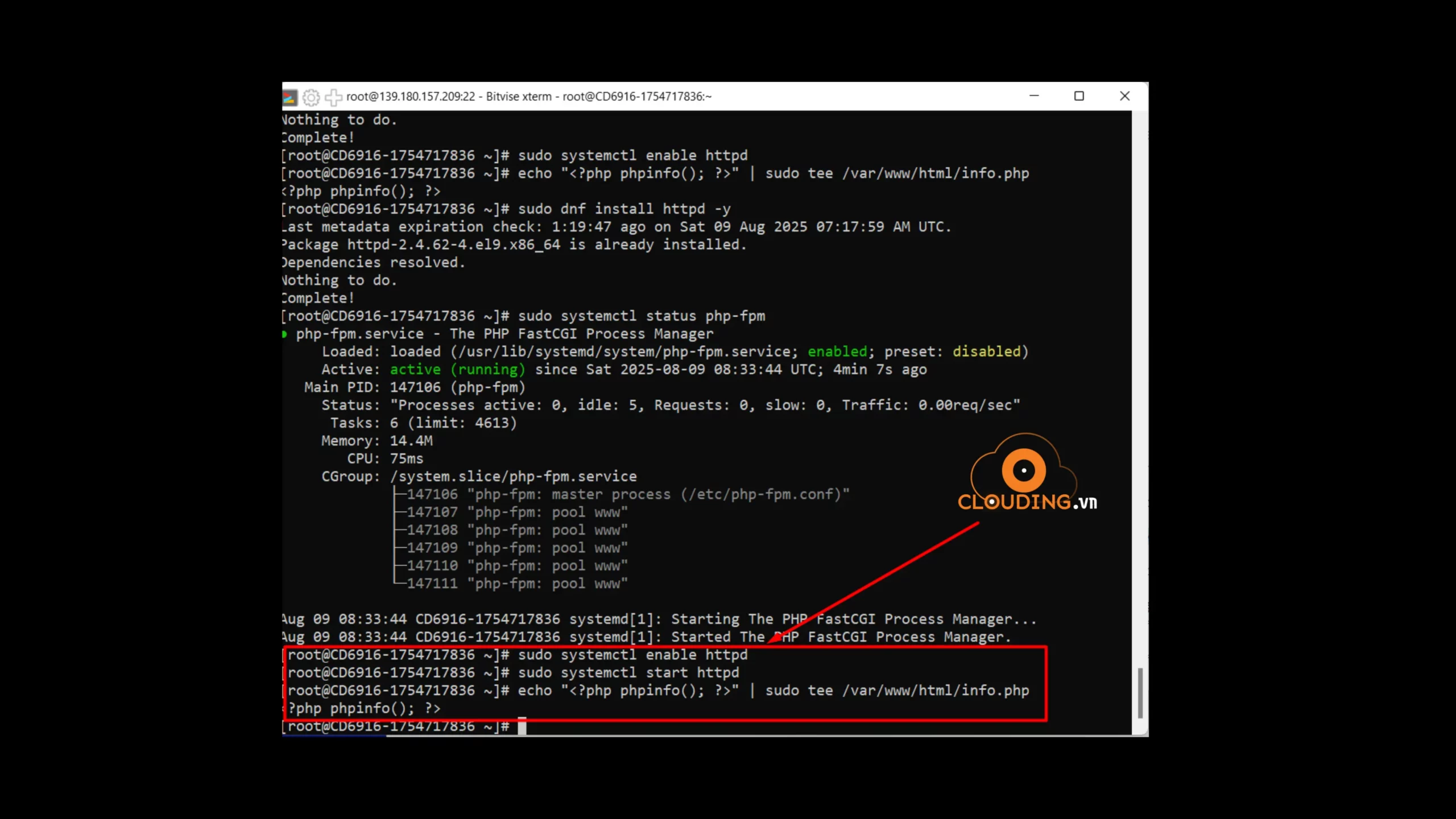 Tích hợp PHP 8.2 với Web Server
