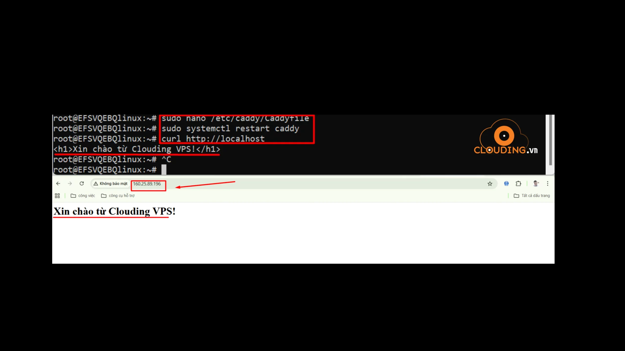 kiểm tra webserver