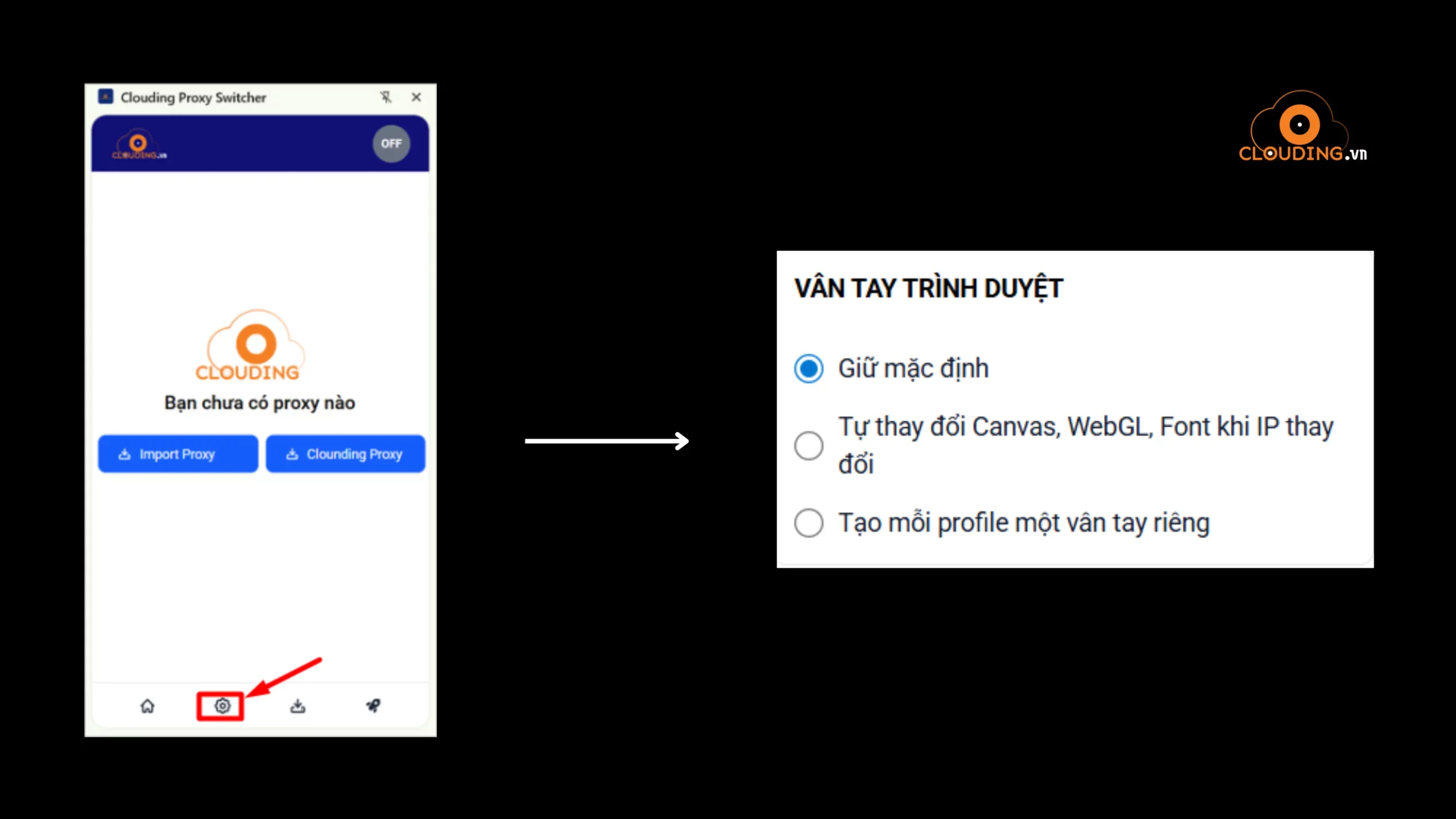 Quản lý vân tay trình duyệt (Browser Fingerprint)