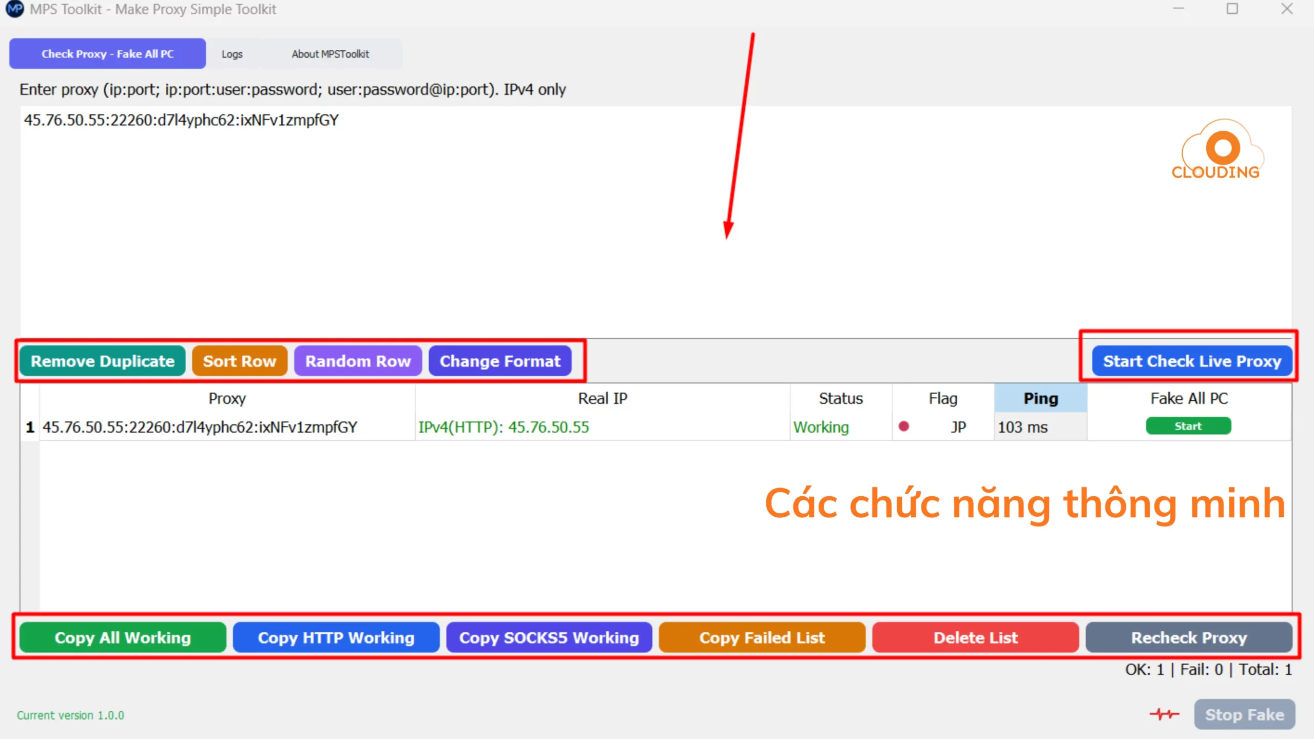 Các tính năng nâng cao