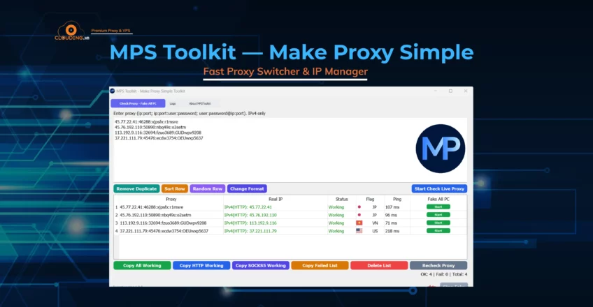 MPS Toolkit — Make Proxy Simple