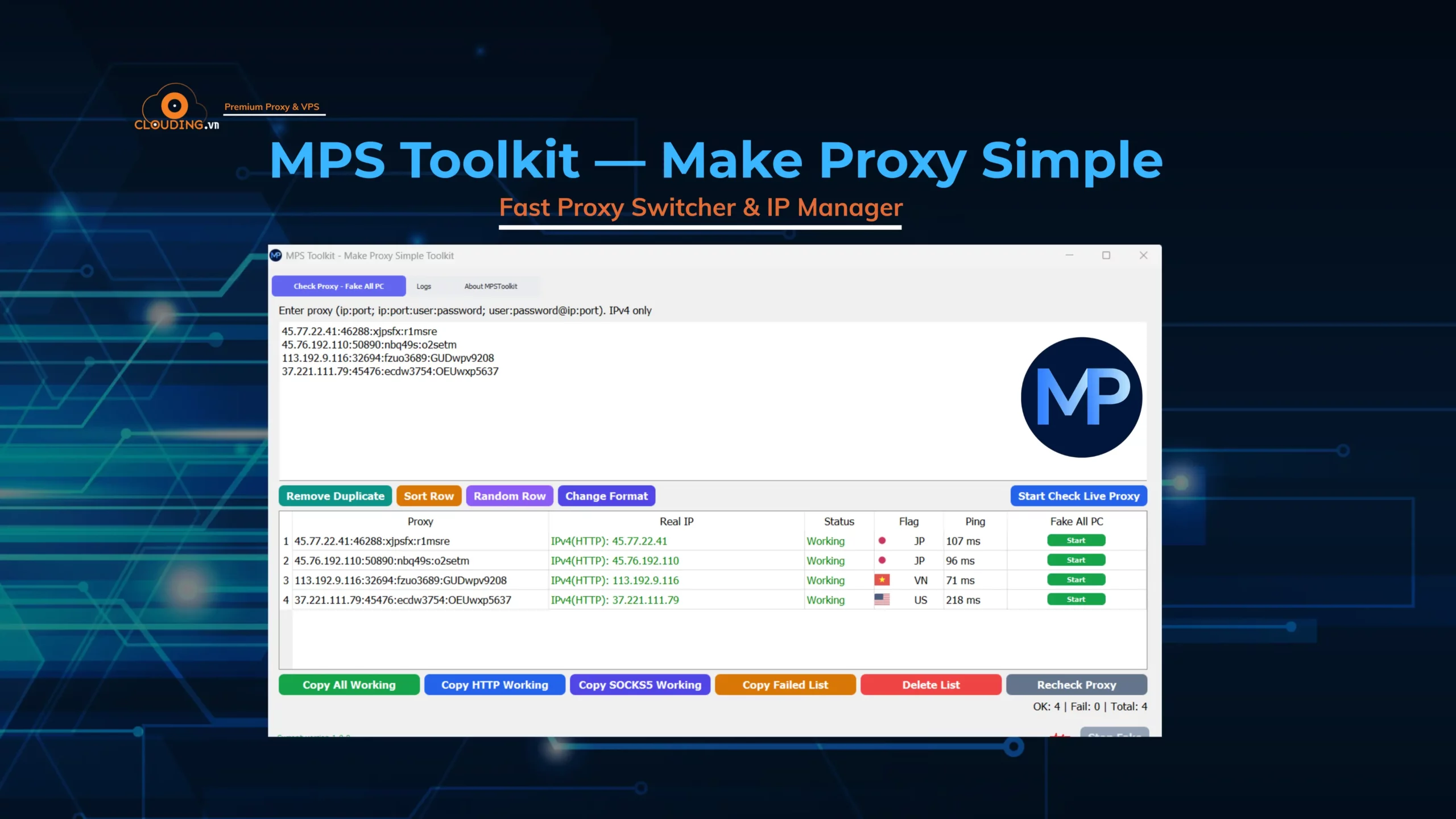 MPS Toolkit — Make Proxy Simple
