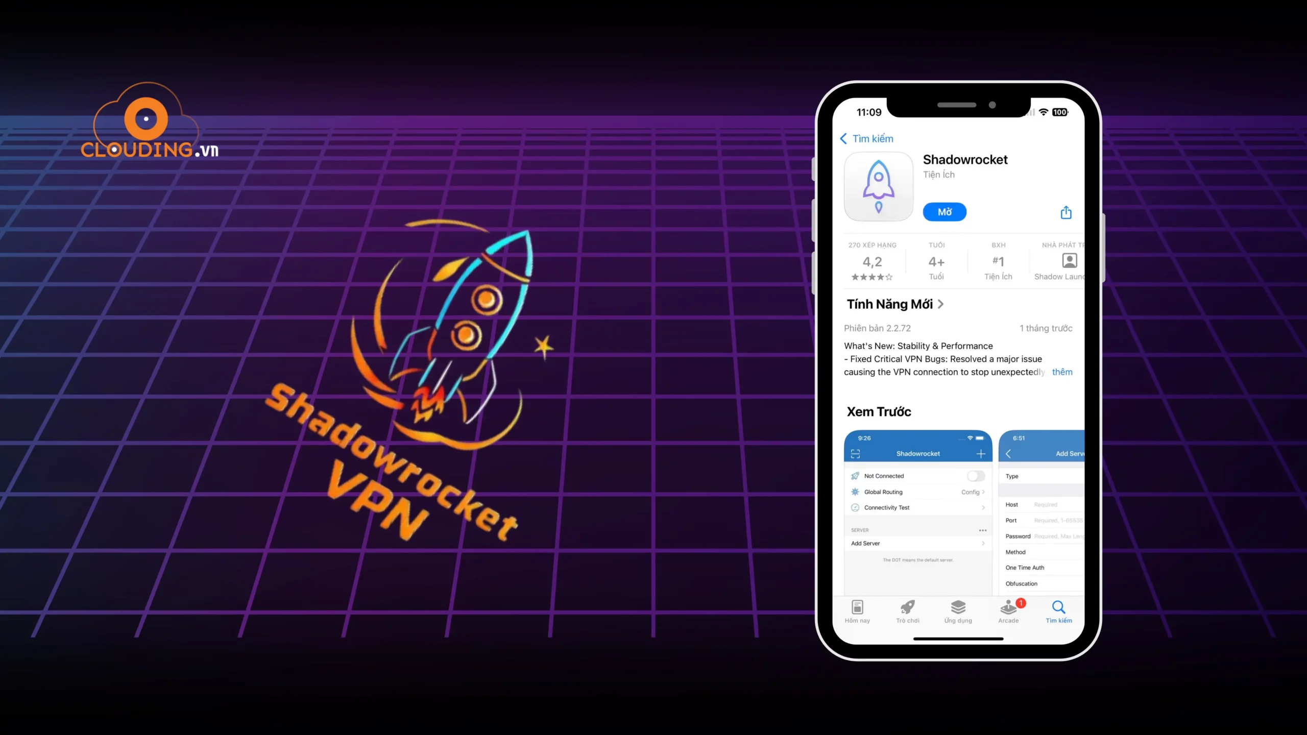 Tải Shadowrocket từ App Store