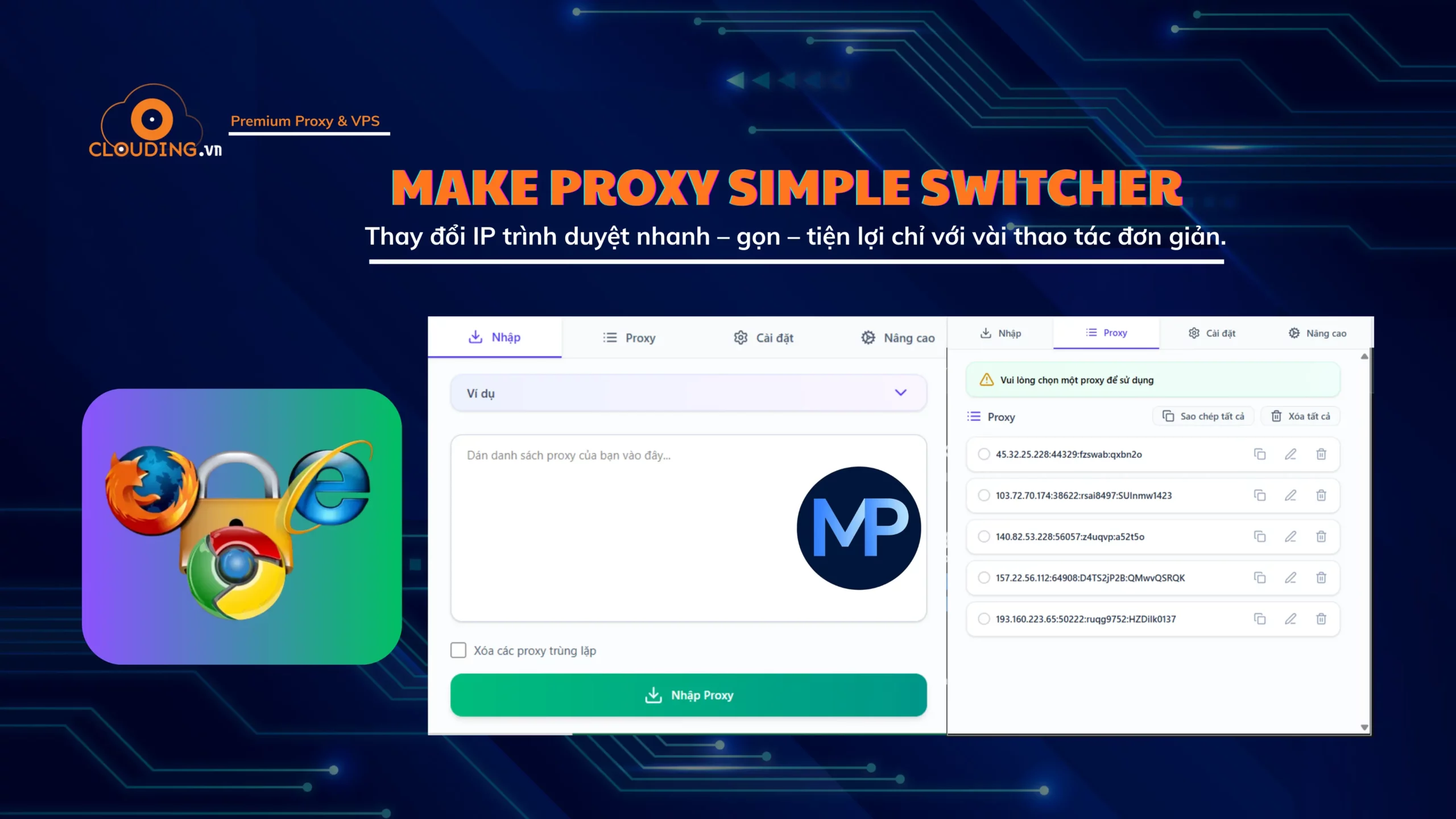 Make Proxy Simple Switcher