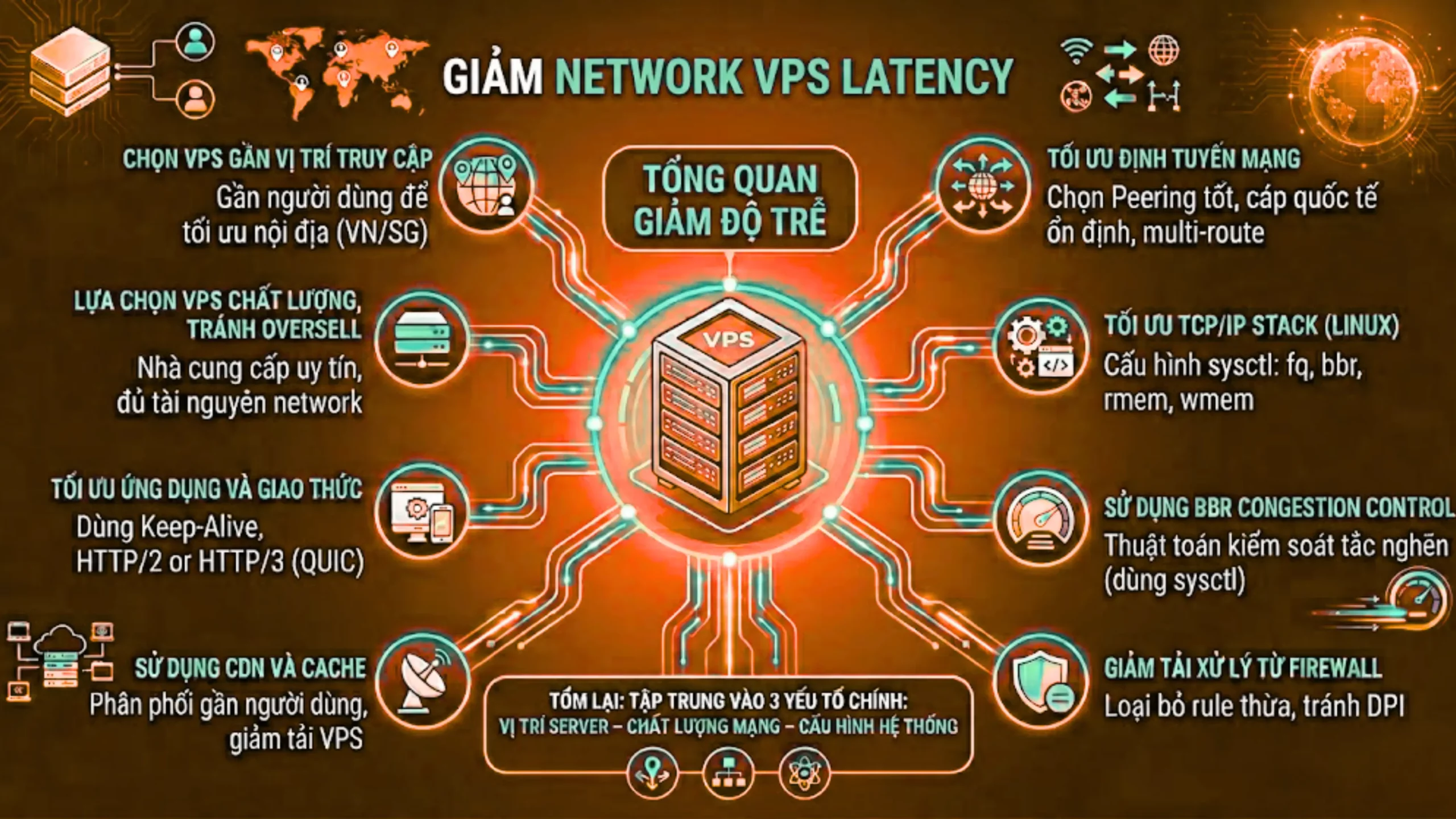 Giảm Network VPS Latency