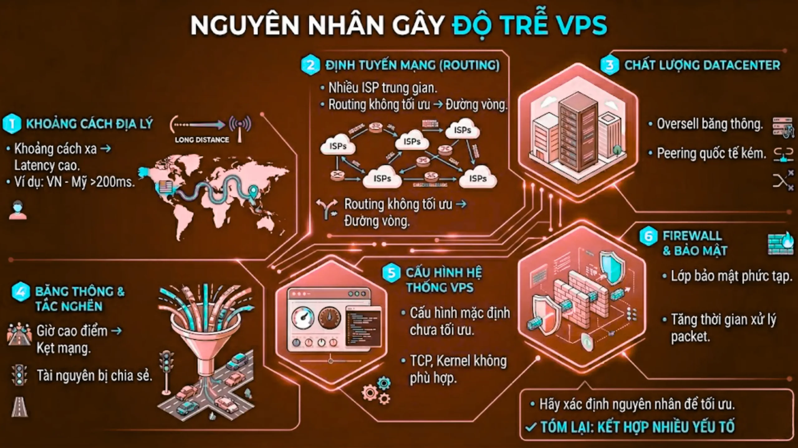 Nguyên nhân gây độ trễ VPS