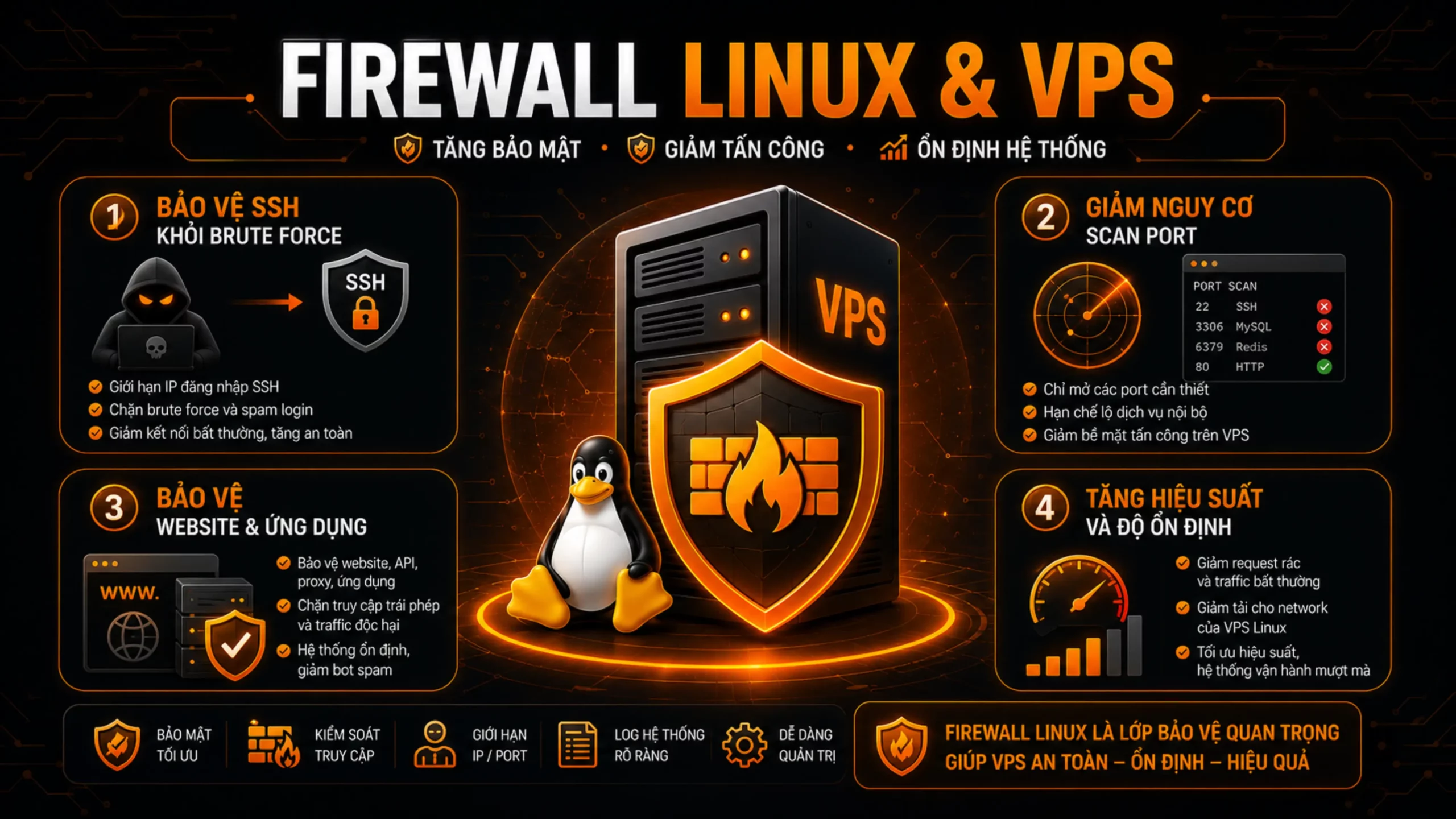 Firewall Linux trên VPS