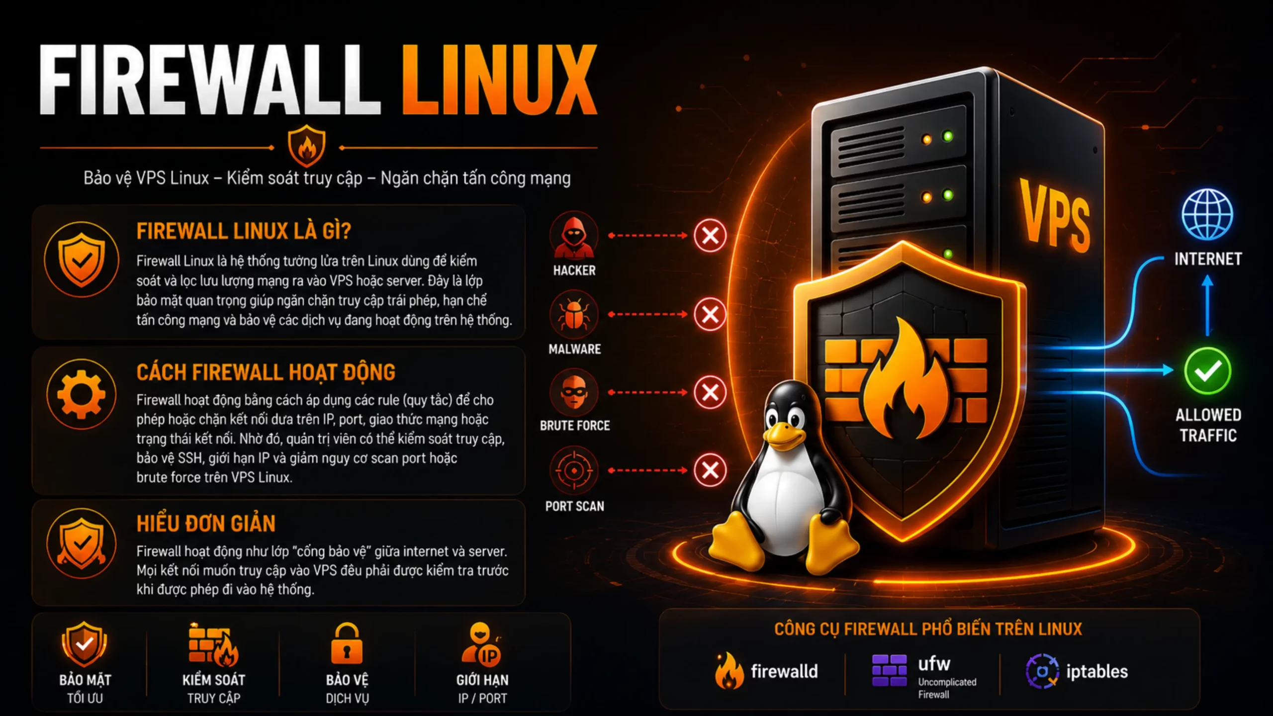 Hệ thống tường lửa trên Linux