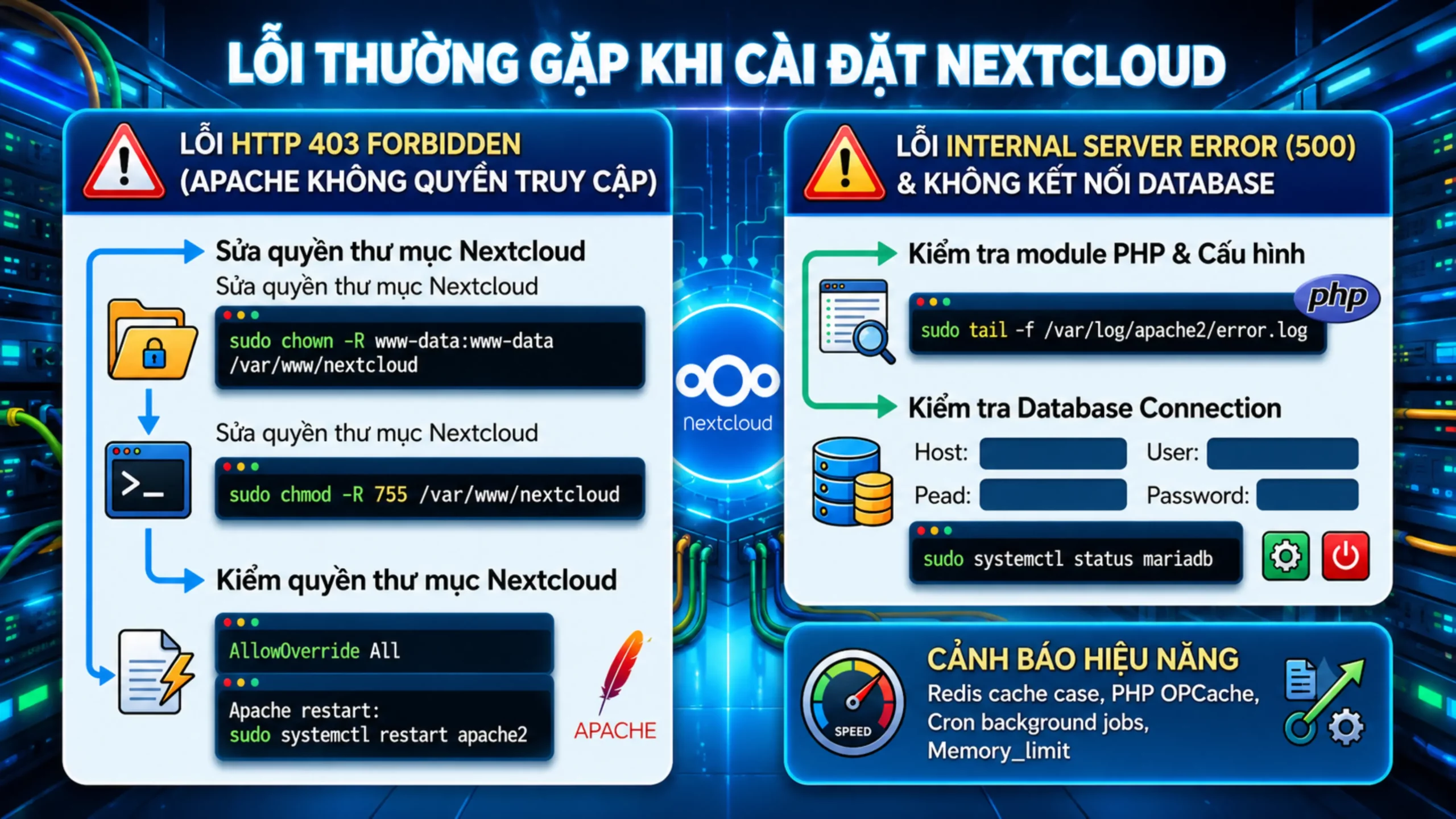 Lỗi phổ biến và cách khắc phục