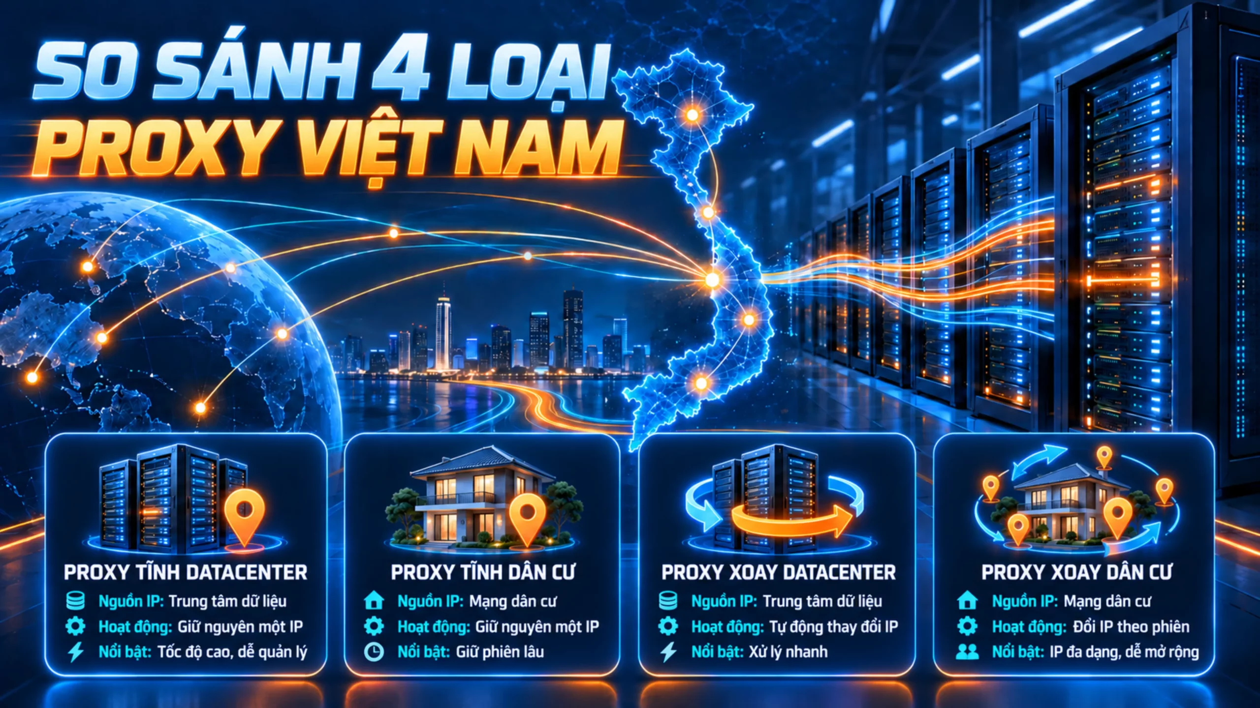 So sánh 4 loại proxy