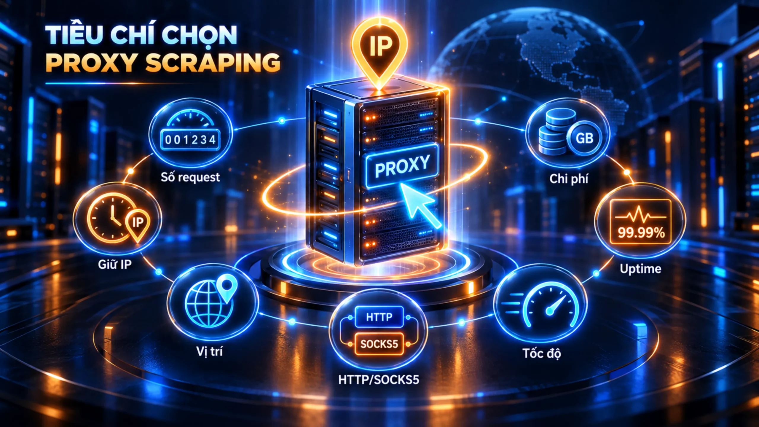 Tiêu chí lựa chọn Proxy Scraping