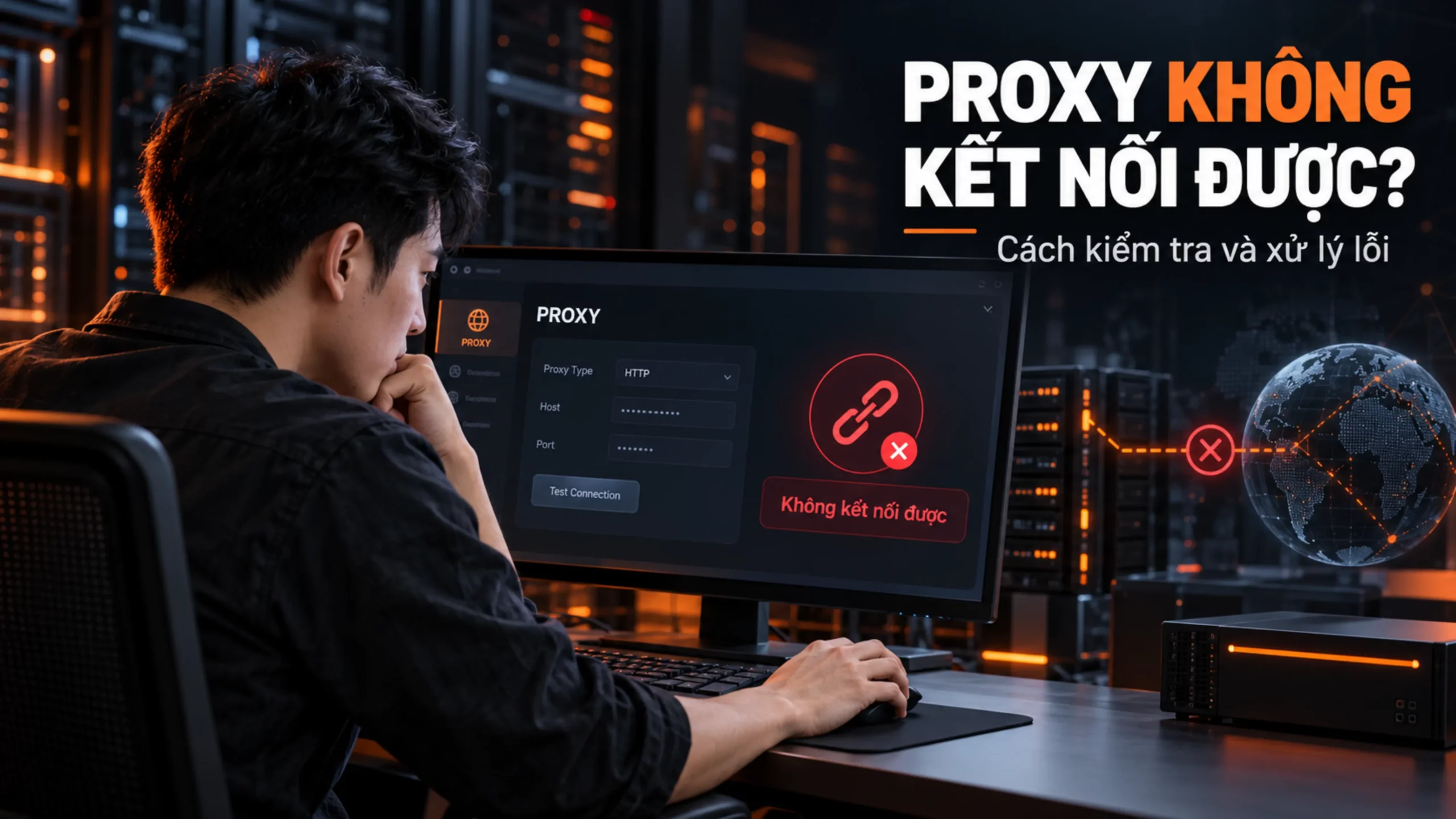 Proxy không kết nối được